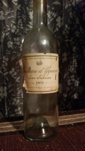 Blog Pics 1971 Chateau Y'Quem