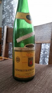 Reg's Wine Blog photo 1976 Gewurztraminer Hugel SGN Fut 28