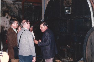 Reg's Wine Blog photo Hugel's Fut 28 Jean gives a tour Sept 1986