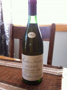 Reg's Wine Blog photo Moulin Touchais 1959 my cellar